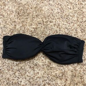 Twisted Black Victoria’s Secret Bandeau Bikini Top
